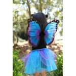 Midnight Butterfly Tutu with Wings & Headband - Size 4-6